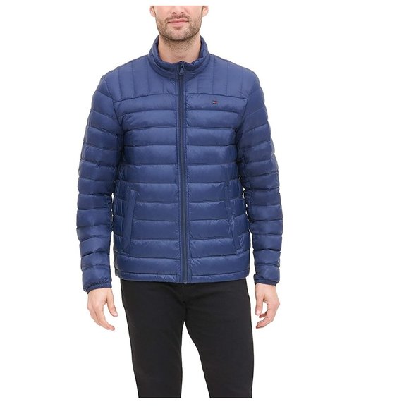NWT Tommy Hilfiger Mens Down Puffer Jacket Coat Size XL Deep Navy $175 i305 - Picture 3 of 3